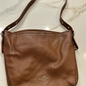 Coach Brown Leather Shoulder Bag